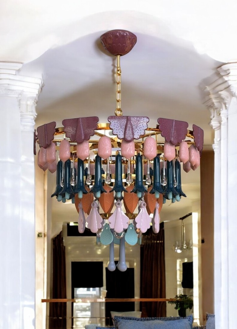Lladro Seasons Chandelier 27.56 in Fall (US) 01024195