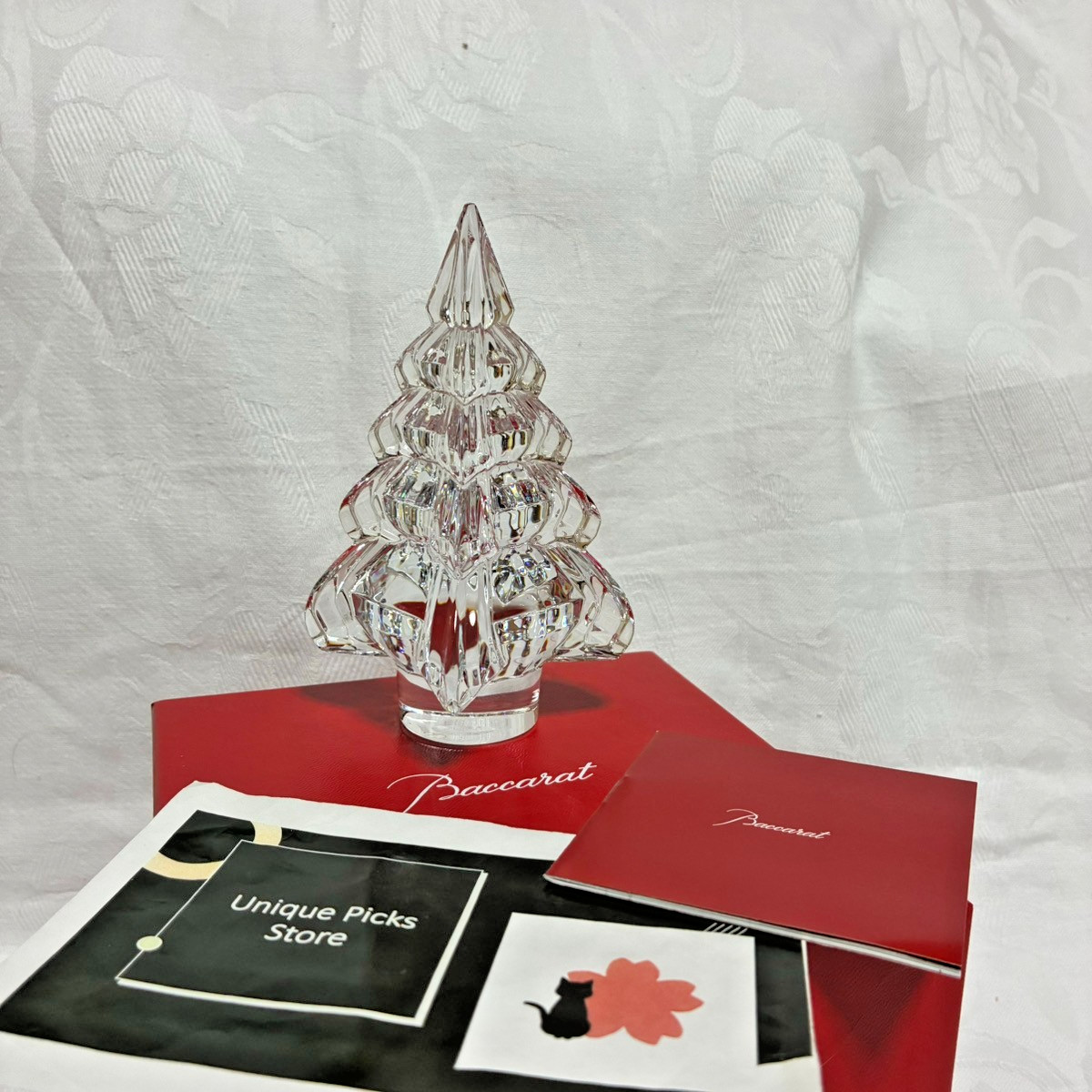 Baccarat Christmas tree Palmetto ornament Crystal 2025 latest Unused Baccarat Christmas tree Palmetto ornament Crystal 2025 latest Unused