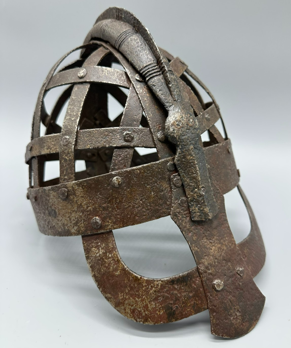 lattice-Frame Helmet From the Wendel Period, Circa the 6th–7th centuries AD