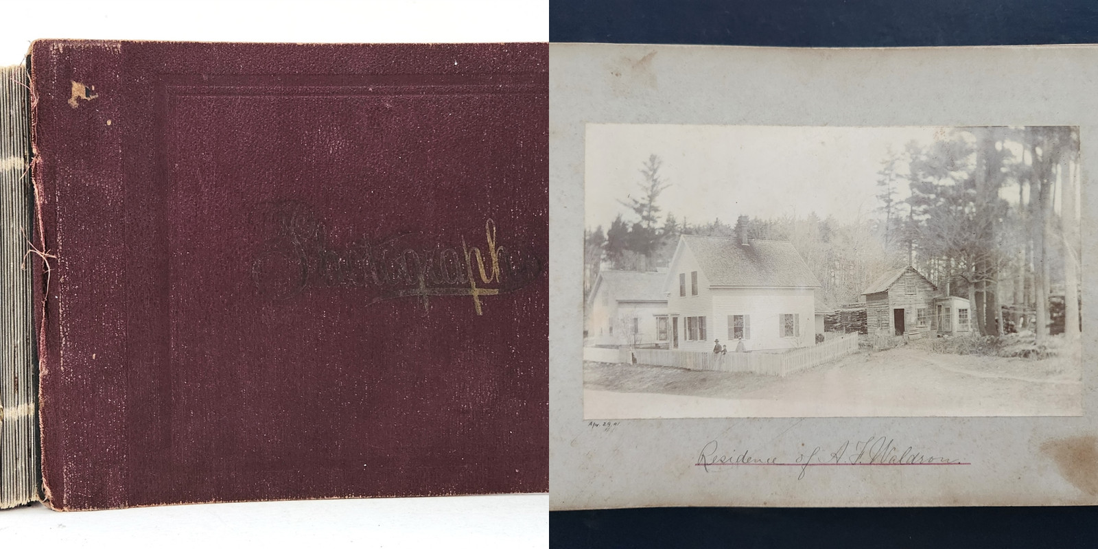 1891 antique PHOTO ALBUM ma nh BARNUMS CIRCUS SMITH COLLEGE AMHERST fam WALDRON 1891 antique PHOTO ALBUM ma nh BARNUMS CIRCUS SMITH COLLEGE AMHERST fam WALDRON