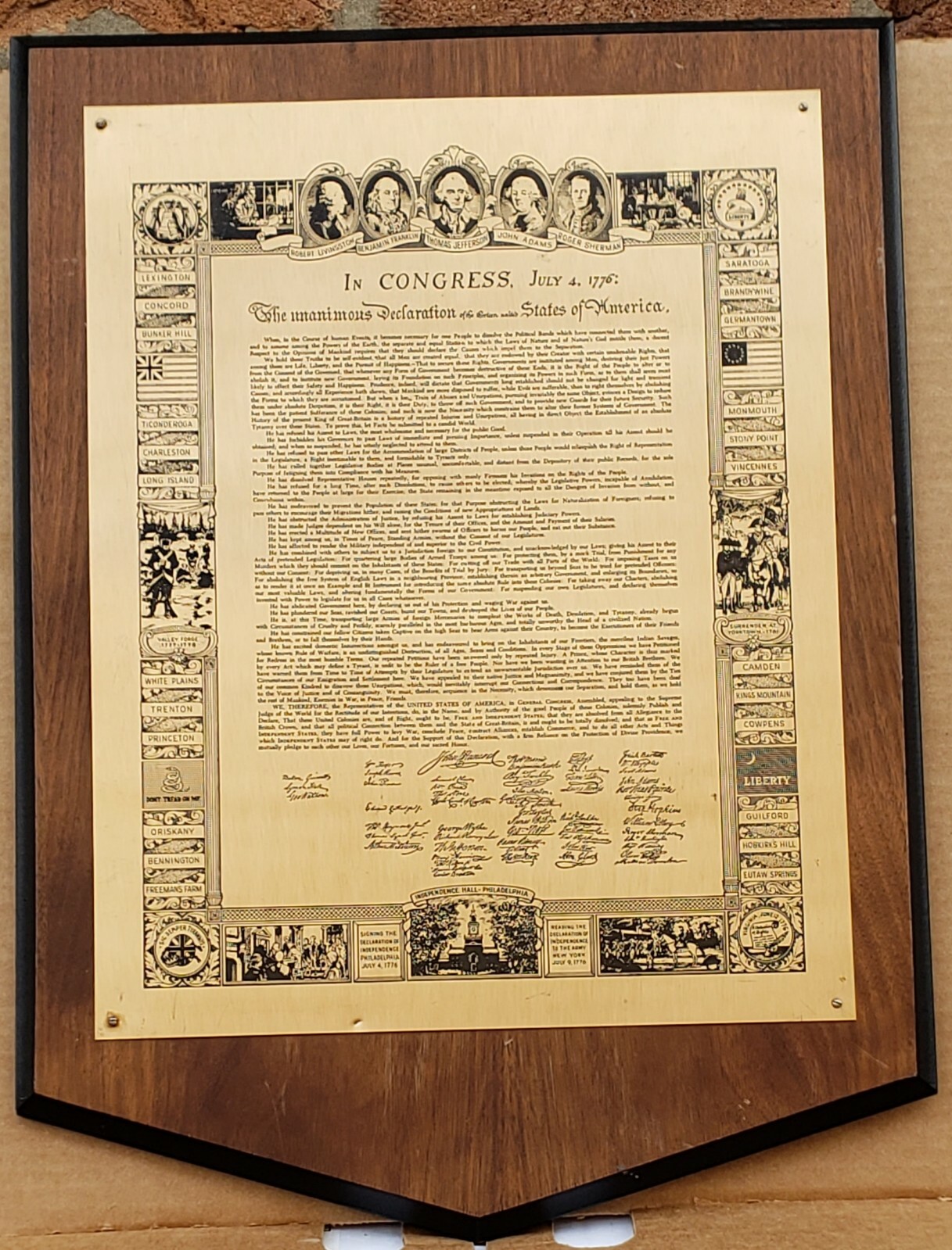 In Congress July 4, 1776 the Unanimous Declaration of the thirteen U.S.A. 20 In Congress July 4, 1776 the Unanimous Declaration of the thirteen U.S.A. 20
