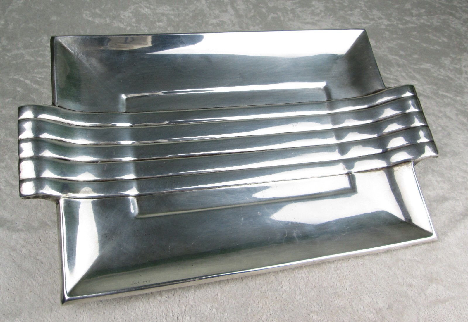 Belle Kogan 1936 Reed & Barton Art Deco Model 1600 Serving Tray 13x8 in Vintage Belle Kogan 1936 Reed & Barton Art Deco Model 1600 Serving Tray 13x8 in Vintage