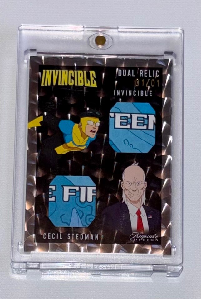 Invincible & Cecil Character Dual Relic 1/1 #505 Keepsake Premiere (one-one) Invincible & Cecil Character Dual Relic 1/1 #505 Keepsake Premiere (one-one)