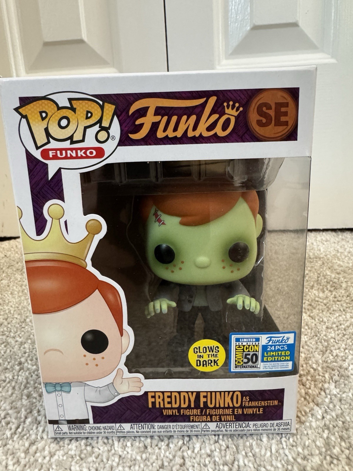 Freddy Funko POP As Frankenstein LE 24 PIECES GLOW SDCC Freaky Tiki Fundays Rare Freddy Funko POP As Frankenstein LE 24 PIECES GLOW SDCC Freaky Tiki Fundays Rare