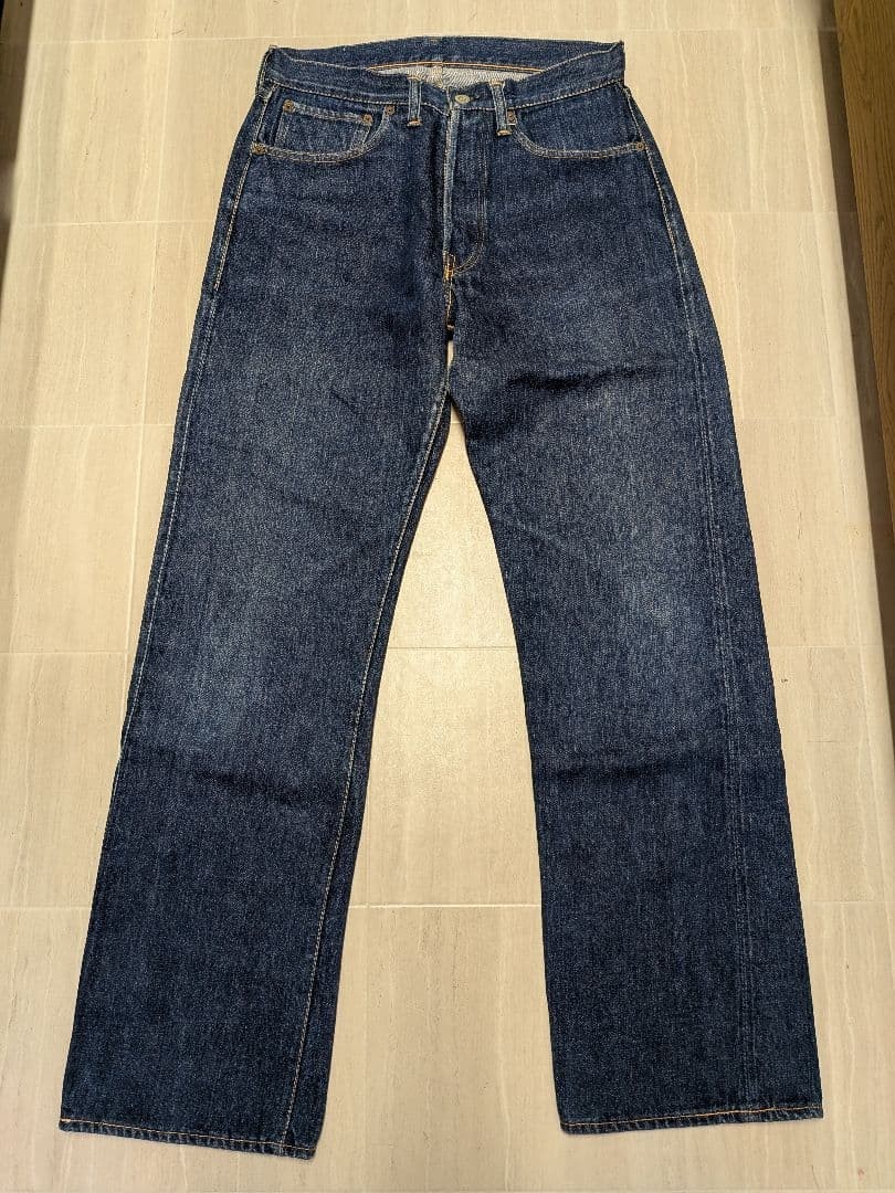 Levi's Vintage Ultra Dark Blue Special 40'S 501Xx47 Early men Rare US Denim Mode